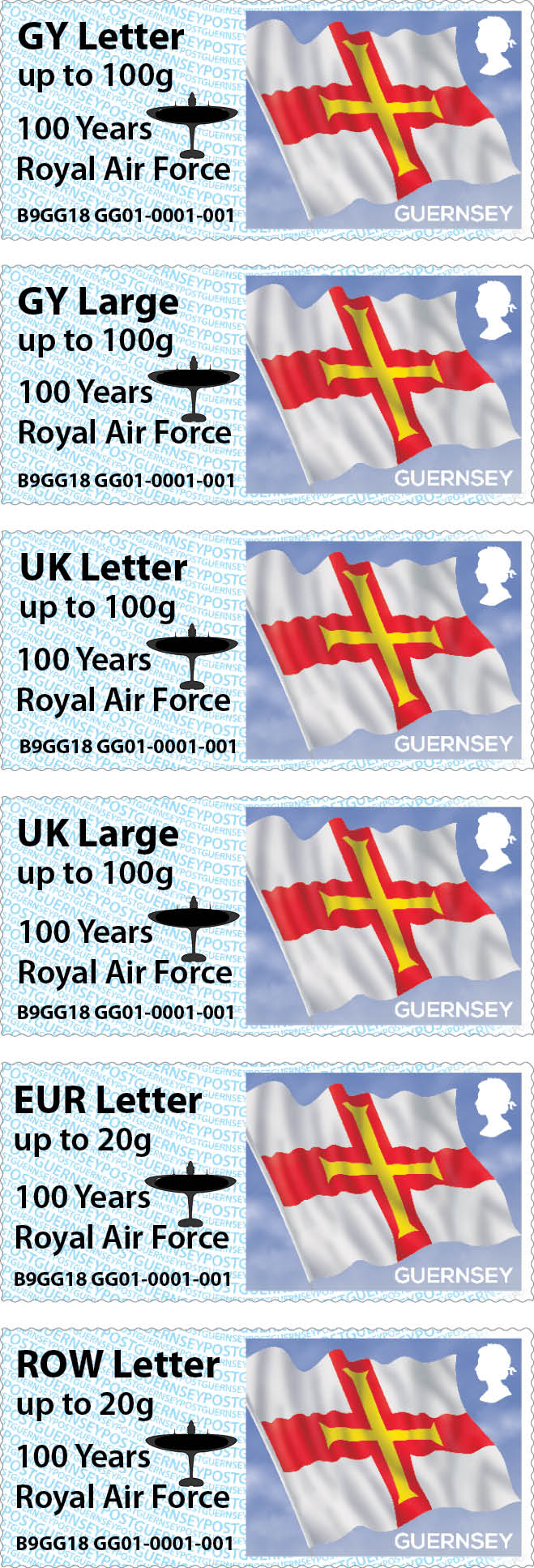 RAF Overprint for Guernsey's Post & Go at Autumn Stampex